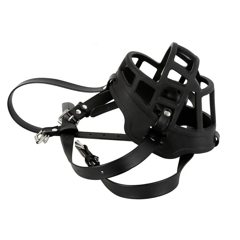BDSM-Gesichtsmaske aus hohlem Netzgewebe mit offenem Mund und Ballknebel für Fetisch-Sklaven für Paare, Spiele für Erwachsene, Bondage-Fesseln, Cosplay-Sexspielzeug