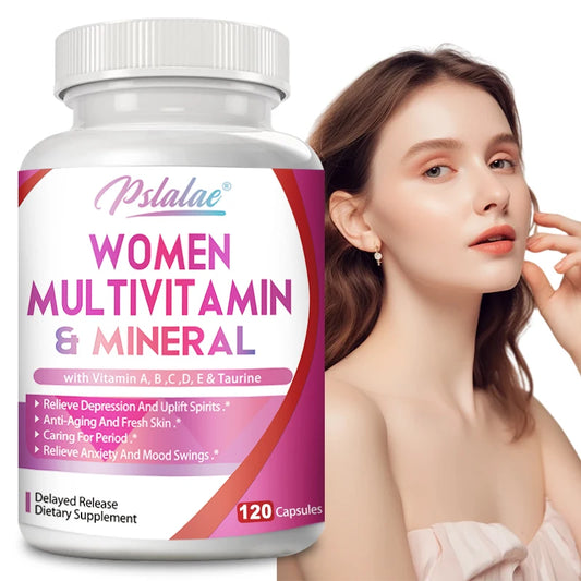 Multivitamine und Mineralien für Frauen – Steigert das Energieniveau, wirkt gegen Alterung, fördert gesundes Haar, Haut und Nägel