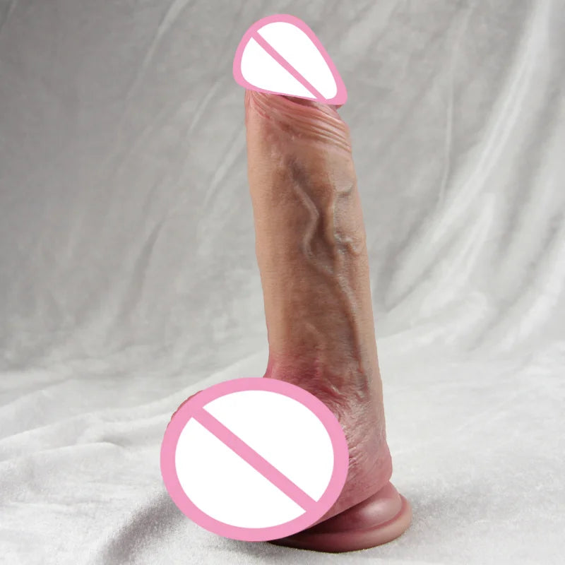Consolador con correa para lesbianas, pene con chorros, prepucio deslizante, pene grande, consolador de silicona, juguetes sexuales anales para mujeres, masturbador para parejas