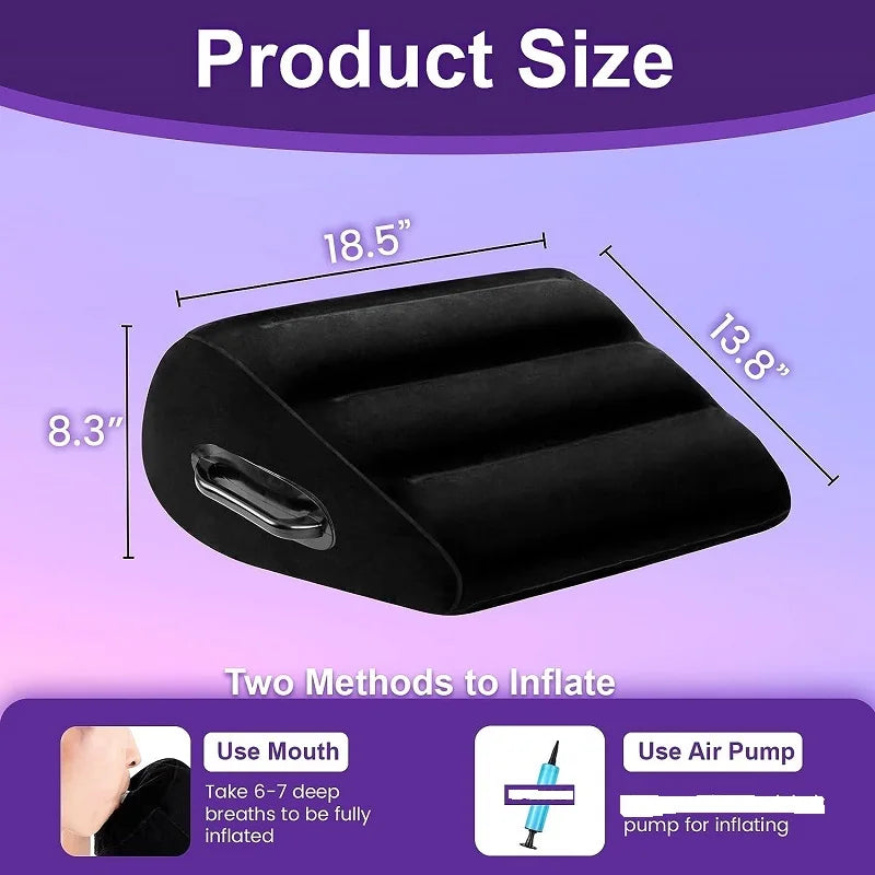 Large Sex Pillow Bdsm Sex Toys for Couples Bed Sexual Toys Sextoy Sextoys Tooys for Man Wedge Inflatable Couple Cushion Supplies