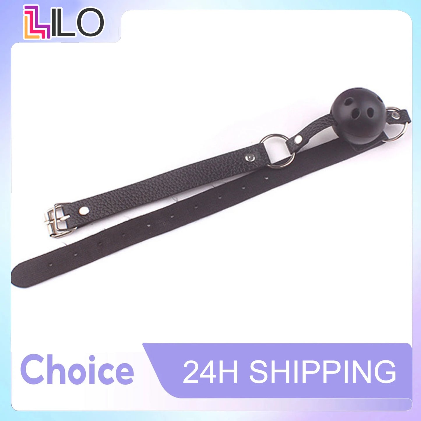 Mordaza de boca ajustable BDSM, bola de cuero sintético para adultos, juego de rol fetiche, accesorios para parejas, juguetes sexuales de bondage