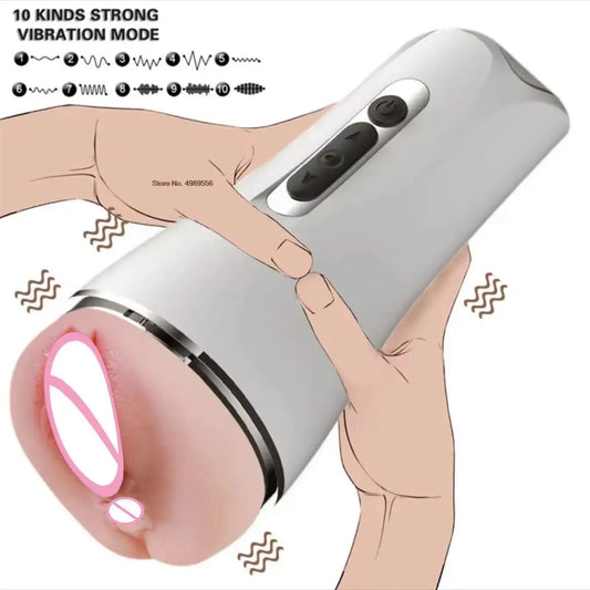 Masturbación para hombres, herramienta sexual Simek 18, masturbador automático de tamaño real, 3D, vagina de silicona para mujeres, juguete sexual masculino.