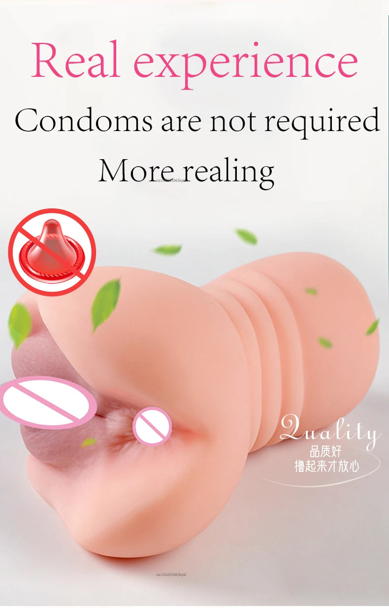 Sexspielzeug für Männer Vagina Männliche Masturbatoren Cup Echte Pussy Echte Vagina Sexspielzeug Silikon Produkt für Erwachsene 3D Realistischer Masturbator