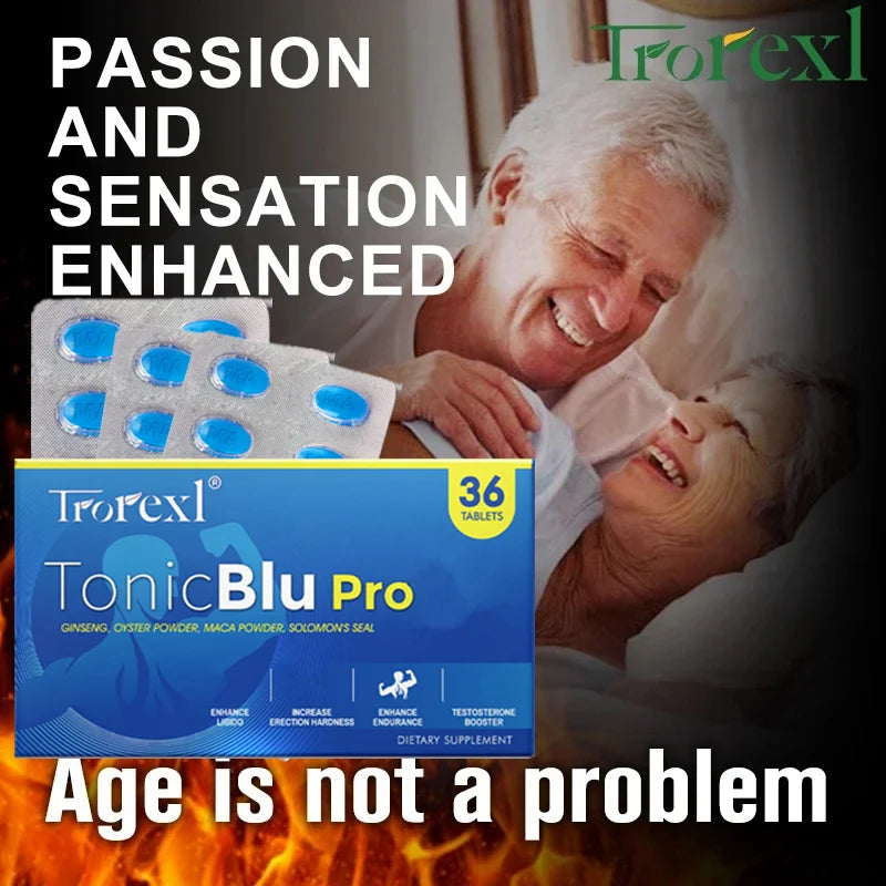 36–360 Pillen blaue Tabletten Gesundheitsprodukt Männer Power, klinisch erprobte Formel