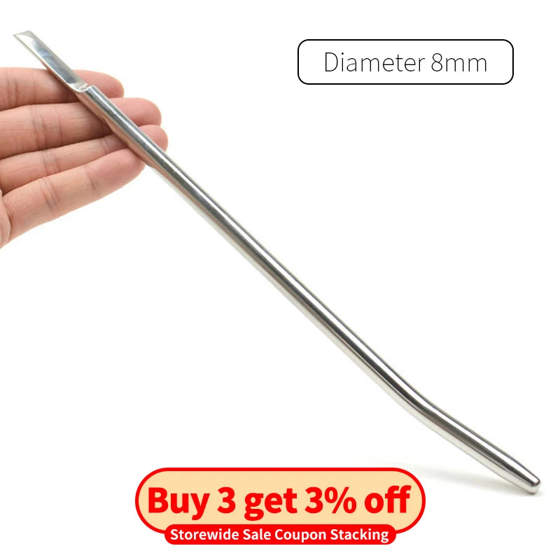 Erwachsene Sexspielzeug für Männer Penis Plug Dehnung Männliche Privatgüter Glatter Kopf Edelstahlkatheter Harnröhrengeräusche Dilatatoren