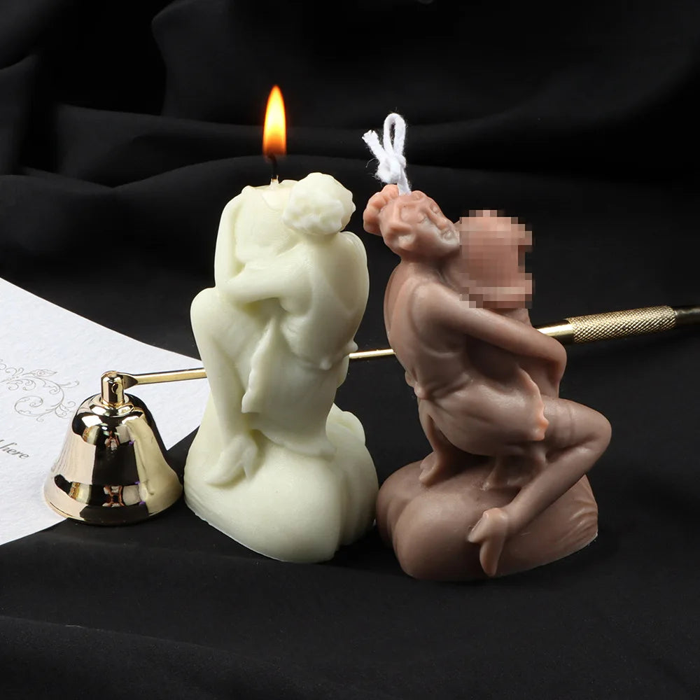 Erotic Dick Silicone Candle Mold for DIY Aromatherapy Candle Plaster Ornaments Soap Epoxy Resin Mould Handicrafts Making Tool