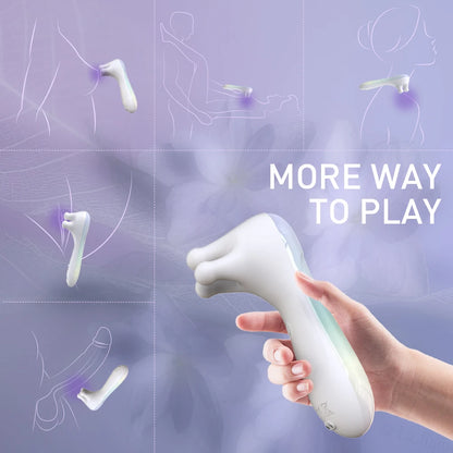 Potente vibrador para pezones con 9 modos de vibración, estimulador de clítoris y pezones, vibrador oral femenino para adultos.