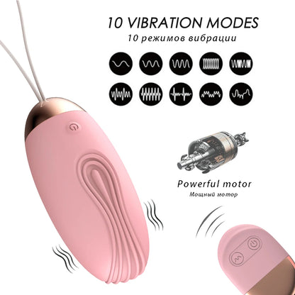 Sexspielzeug für Frauen, kabellose Fernbedienung, 10 Geschwindigkeiten, vibrierende Eier, Klitorisstimulator, Vaginalmassageball, G-Punkt-Vibratoren