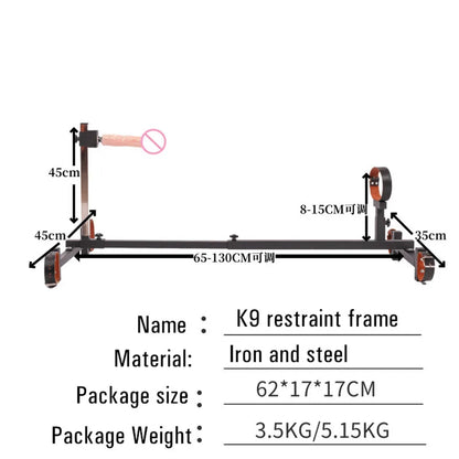 BDSM Bondage Slave Restraint Frame Dog Erotic Tools Handschellen Fußfesseln Gear Sex Machine Spielzeug für Frauen Männer Paare Spiele für Erwachsene