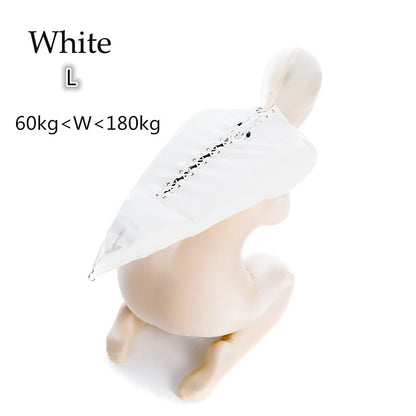 BDSM-Armbinder aus Leder, Zwangsjacke hinter dem Rücken, SM-Bondage-Handschuh, Sklavenhaubenmaske mit offenem Mund, Cosplay-Sexspielzeug für Erwachsene