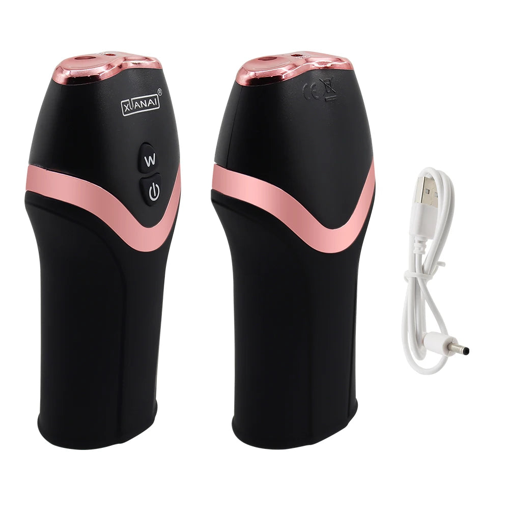 Glans Vibrator 12 Modes Penis Massager Exerciser Male Masturbator Ejaculation Delay Last Trainer Erotic Adult Sex Toys for Men