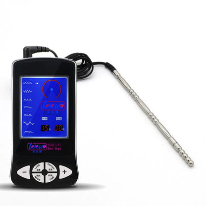 Medical Electro Shock Penis Plug Male Electric Stimulator Metal Urethral Catheter Sounds Dilator SM Sex Toys For Men Masturbator