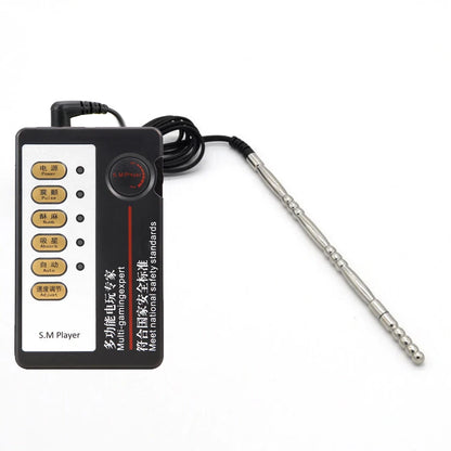 Medical Electro Shock Penis Plug Male Electric Stimulator Metal Urethral Catheter Sounds Dilator SM Sex Toys For Men Masturbator