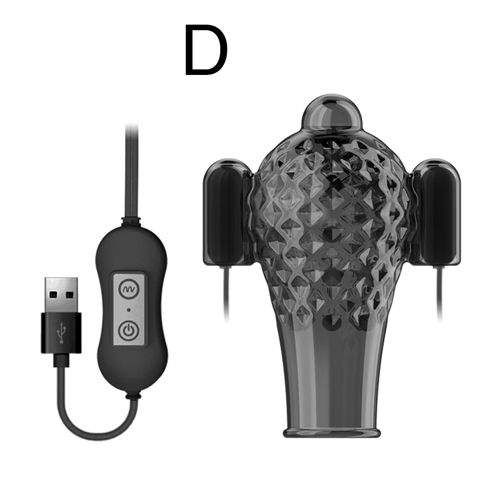 Penisvibrator, Sexspielzeug für Männer, 20 Geschwindigkeiten, Penistrainer, Ring, Eichelvibrator, Spielzeug für Erwachsene, verzögerte Ejakulation, männlicher Penis, Masturbation