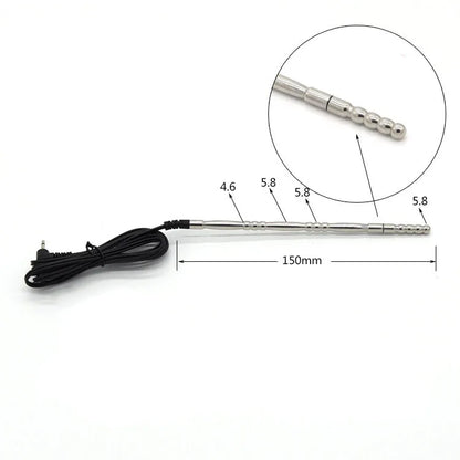 Medical Electro Shock Penis Plug Male Electric Stimulator Metal Urethral Catheter Sounds Dilator SM Sex Toys For Men Masturbator