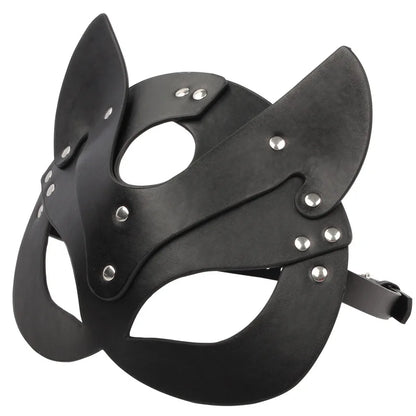 BDSM Maske Sexspielzeug für Frauen Bondage Fesseln Leder Sexy Cosplay Kaninchen Katzenohr Hasenmaske Maskerade Party Gesicht Cosplay