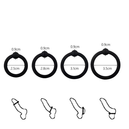 Juguetes sexuales para hombres, anillos de pene reutilizables, cuerda de bondage ajustable para adultos, juegos para retrasar la eyaculación, productos eróticos