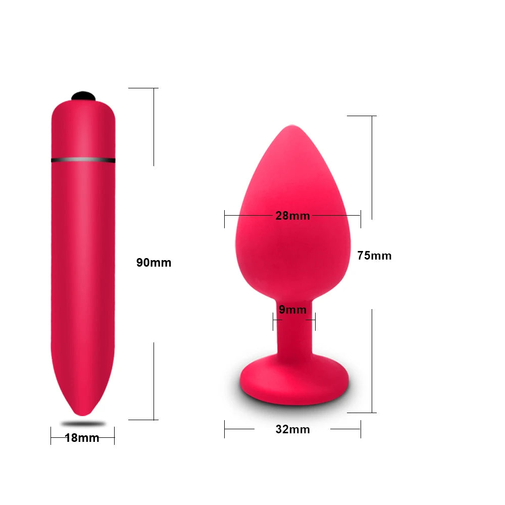 10 Geschwindigkeiten Mini Bullet Vibrator Massagegerät Vagina Vibrator Erotischer Masturbator Weiblicher Klitoris Stimulator Sexspielzeug für Frauen Analspielzeug