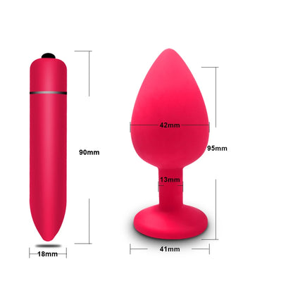 10 Geschwindigkeiten Mini Bullet Vibrator Massagegerät Vagina Vibrator Erotischer Masturbator Weiblicher Klitoris Stimulator Sexspielzeug für Frauen Analspielzeug