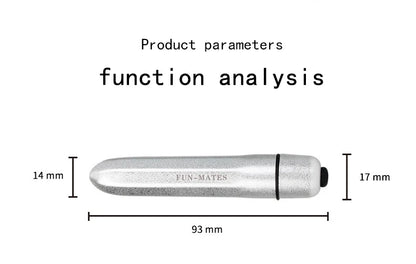 Vibradores de bala de 16 velocidades para mujeres, estimulador de clítoris, punto G, juguetes sexuales eróticos, masturbador femenino con lápiz labial.