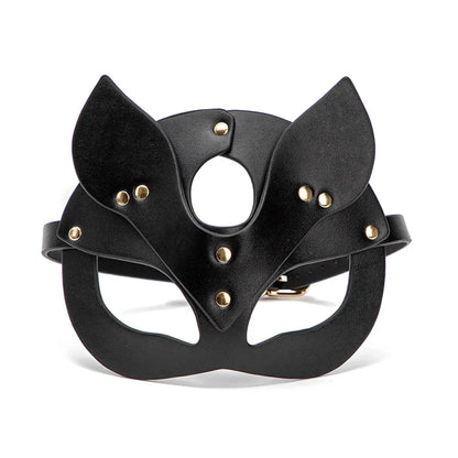 BDSM Maske Sexspielzeug für Frauen Bondage Fesseln Leder Sexy Cosplay Kaninchen Katzenohr Hasenmaske Maskerade Party Gesicht Cosplay