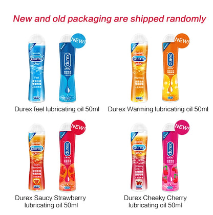 Durex 50 ml Gleitmittel auf Wasserbasis, Anal-Masturbations-Gleitmittel, Penis-Gel, Massageöl, Vaginal-Sexprodukte für Paare