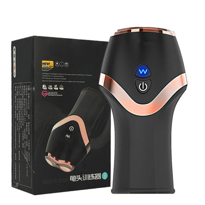 Ghost Exerciser Sex Toys For Men Electro Shocker Toy Reduce Glans Sensitivity Penis Enlargement Male Masturbation Toys Vibration