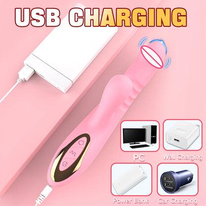 Vibrador para mujeres, estimulador de clítoris, punto G, masajeador vaginal, consolador oscilante, juguetes sexuales para mujeres.