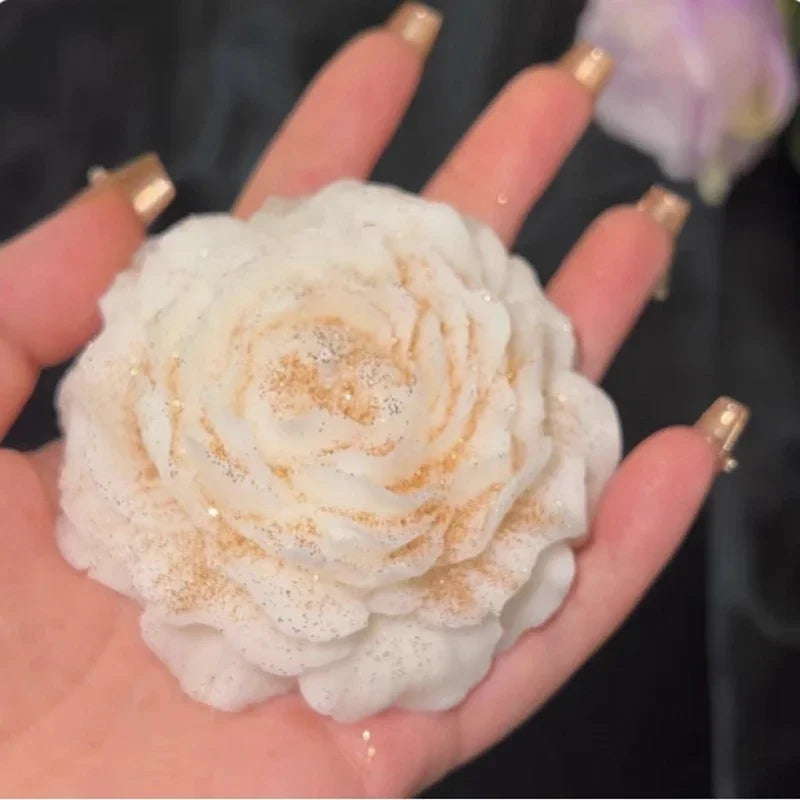 Rose Scented Low-Temperature Aromatherapy Candle for Couples Skin-Safe Valentine’s Day Gift Ideal for Romantic Date Nights