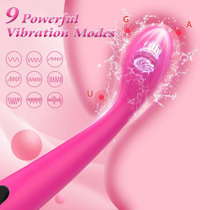 9 vibrierende LCD-Display-Vibratoren für Frauen Vagina G-Punkt Klitoris Titten Anal Stimulator Massagegerät Bullet Erwachsene Sexspielzeug für Paare