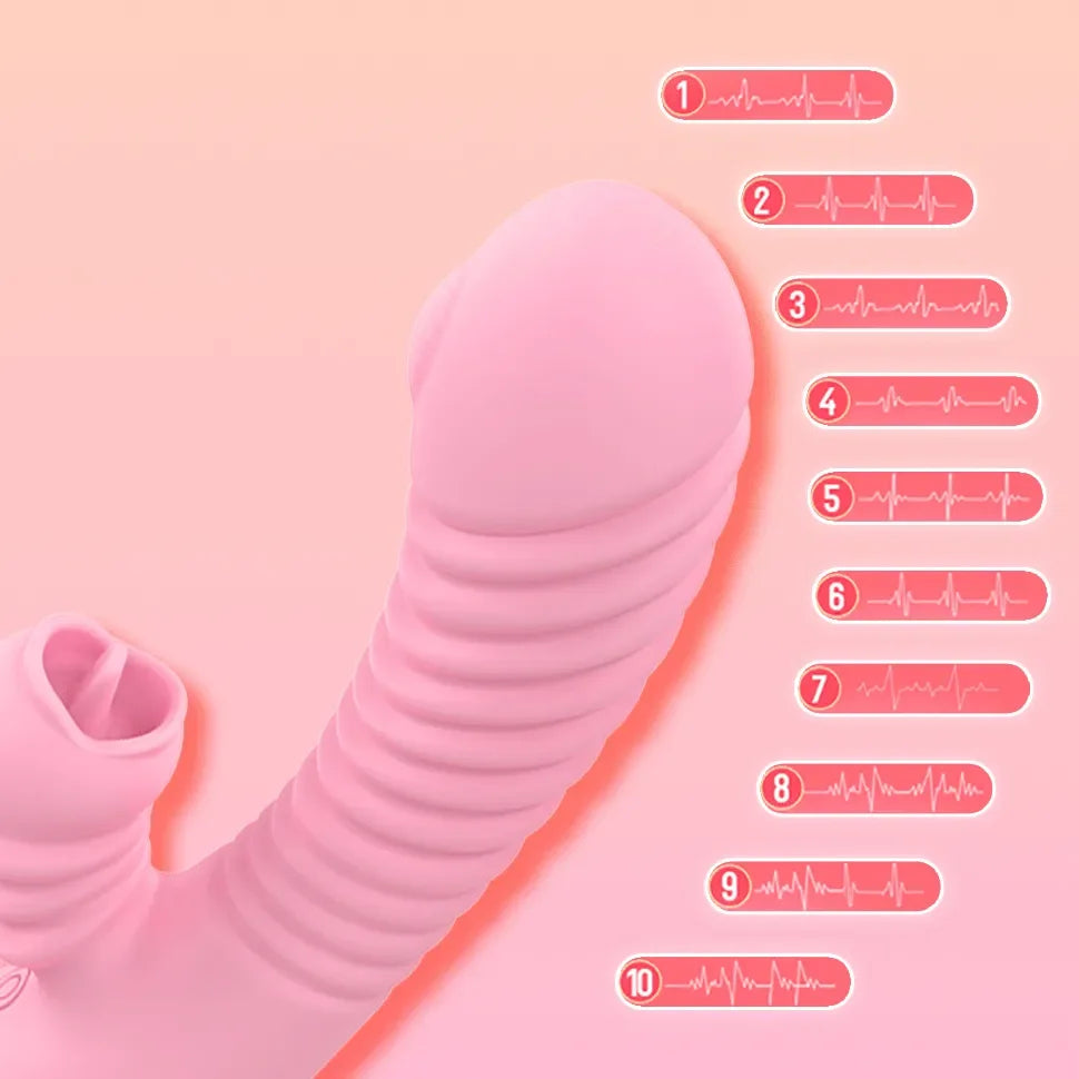 Vibrador 2 en 1 para mujer, estimulador de clítoris, punto G, potente vibrador, succionador de clítoris femenino, juguetes sexuales para adultos.