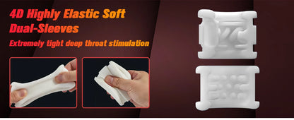 Masturbador masculino, juguetes sexuales para adultos para hombres, máquina sexual automática de empuje, vibrador giratorio para mamadas, masturbador, vibrador para pene.