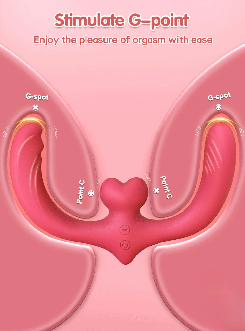 G-Spot Double-Ended Sex Toys Dildo Vibrator for Women Lesbian Couples 7 Modes Strapless Strap-on with Remote Control Adults Good