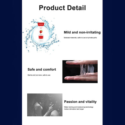 Lubricante sexual Lubricante para sexo Lubricante sabor fresa Lubricante a base de agua Sexo oral Sexo anal Masturbación Vagina Orgasmo Gel