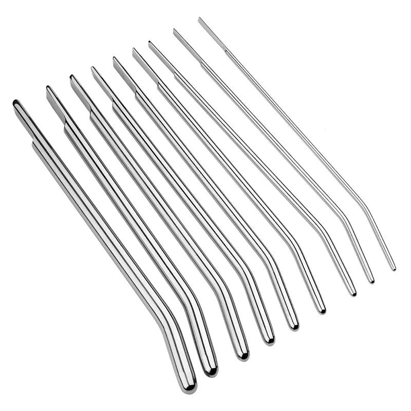 Juguetes sexuales para adultos para hombres, dilatadores de pene, catéteres de acero inoxidable con cabeza lisa, dilatadores uretrales.