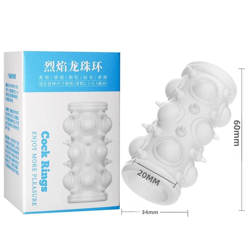 Juguetes sexuales para hombres, masajeador de hiperestimulación, anillo para el pene, retardante de la eyaculación, erección más fuerte, juguetes sexuales, suministros para adultos.