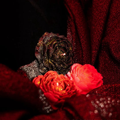 Rose Scented Low-Temperature Aromatherapy Candle for Couples Skin-Safe Valentine’s Day Gift Ideal for Romantic Date Nights