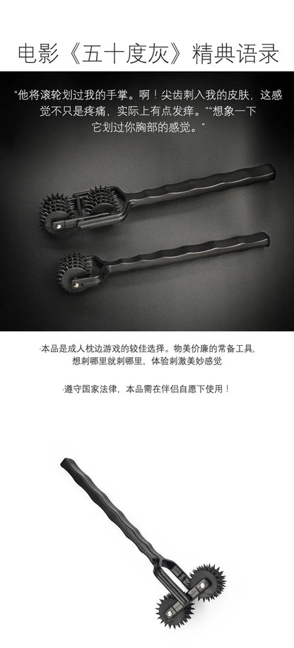 BDSM Slave Fetisch Spiele für Erwachsene Körper Nippel Schamlippen Massage Stimulator Sexspielzeug für Paare Pin Wheel Gear Roller Erotische Flirt-Tools
