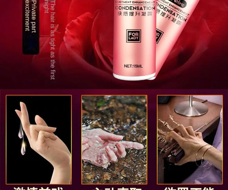 Heißer Verkauf Weibliche Vaginale Orgasmus Gel Libido Enhancer Aphrodisiakum Booster Körper Stimulans Körper Lube Gel Liebe Sex Lube Vergnügen 15ml
