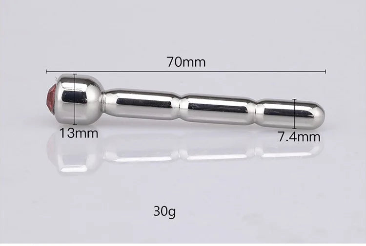 Juguetes sexuales para adultos para hombres, dilatadores de pene, catéteres de acero inoxidable con cabeza lisa, dilatadores uretrales.