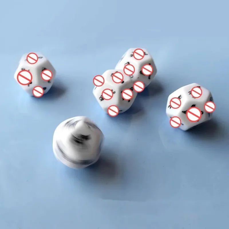 Juguetes sexuales de 12 lados para parejas, divertidos dados sexuales, juego para adultos, erótico, amor, posturas sexys, juegos previos, juego de humor para amantes, fiesta romántica.