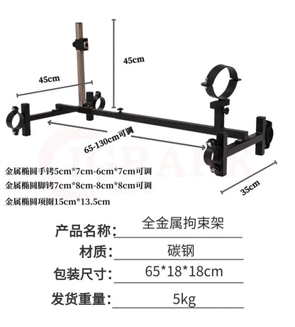 BDSM Bondage Slave Restraint Frame Dog Erotic Tools Handschellen Fußfesseln Gear Sex Machine Spielzeug für Frauen Männer Paare Spiele für Erwachsene