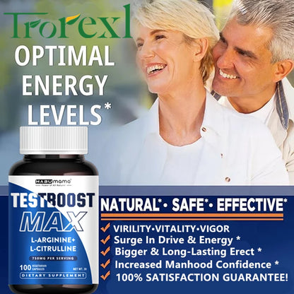 Ultimatives Potenzmittel für Männer | Klinisch bestätigt | 100 Tabletten für Energie, Ausdauer und Vergrößerung | Vegan | Diskreter Versand