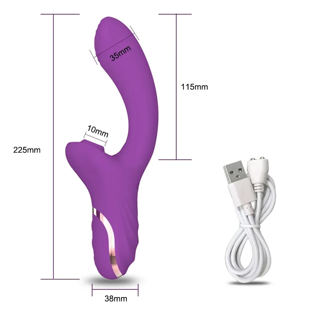 Vibrador potente femenino de 10 frecuencias, estimulación del clítoris, penetración vaginal, masturbación y orgasmos, juguetes sexuales.