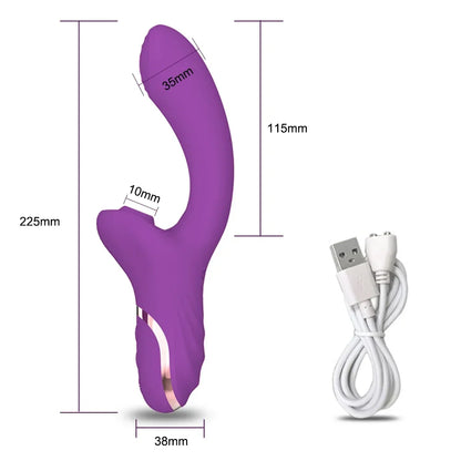 Vibrador potente femenino de 10 frecuencias, estimulación del clítoris, penetración vaginal, masturbación y orgasmos, juguetes sexuales.
