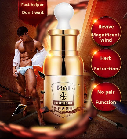 Aceite para agrandar el pene, potenciador del crecimiento y el tamaño, aceite de masaje afrodisíaco para aumentar el rendimiento y el placer sexual.