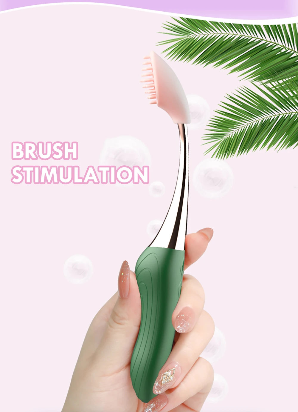 Vibrador de punto G potente de alta frecuencia, estimulador de clítoris y pezón, masturbador, masajeador, juguetes sexuales para mujeres adultas.