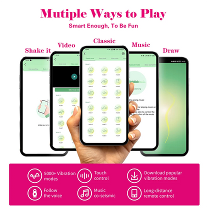 Drahtloser Bluetooth-App-Vibrator mit Fernbedienung für Frauen, Klitorisstimulator, G-Punkt-Massagegerät, Sexspielzeug für Frauen und Erwachsene, Höschen