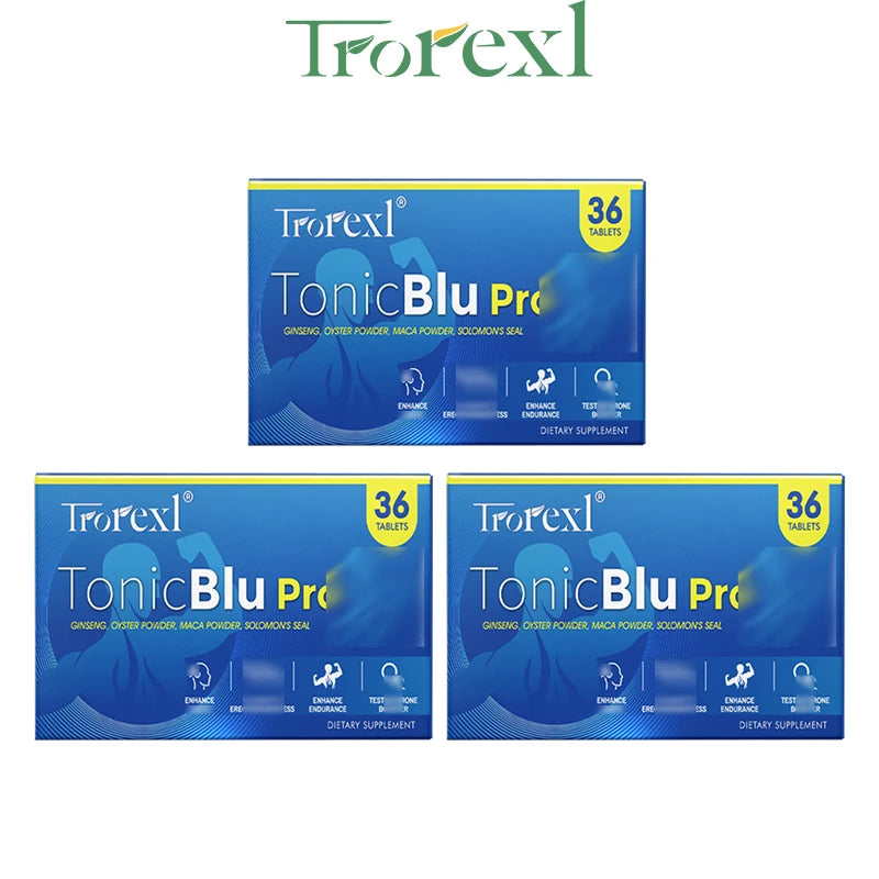 36-360 Pastillas Azules, Producto de Salud para Hombres, Fórmula Clínicamente Probada