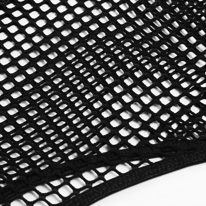 MUZISKAT - Lencería erótica con modelos explosivos y sexys, mono de malla transparente con esqueleto en el cuello